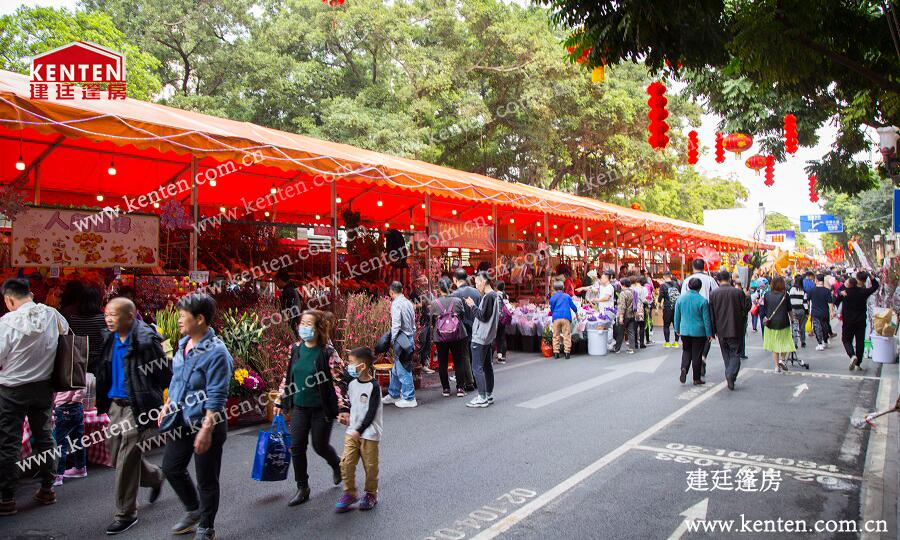 花市篷房-2020廣州海珠區(qū)迎春花市
